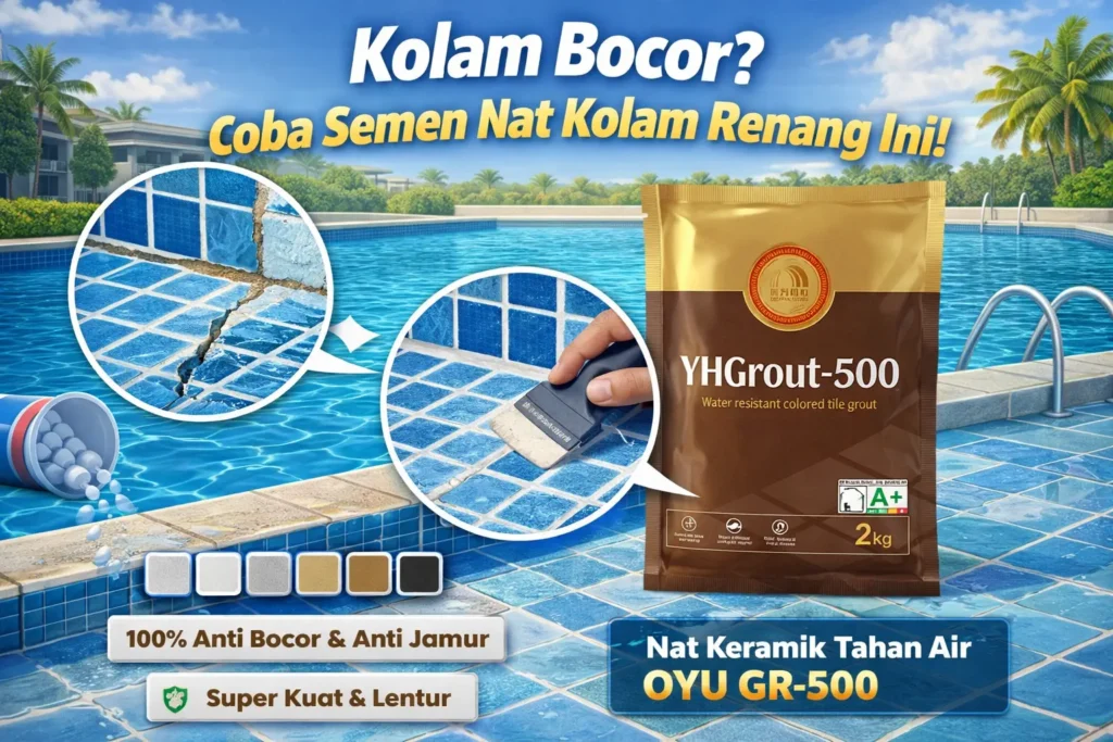 Semen nat kolam renang