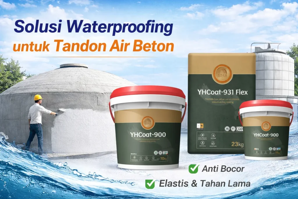 Waterproofing untuk tandon air beton