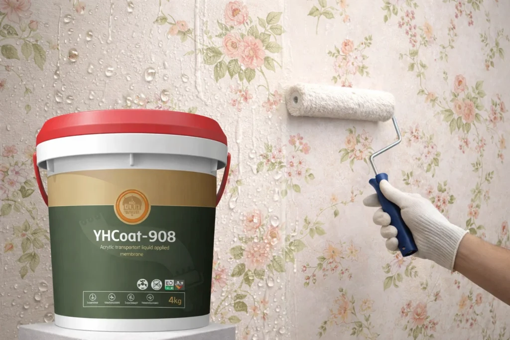 Melindungi wallpaper dari dinding lembab