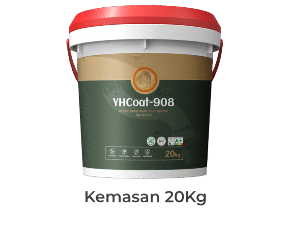YHCOAT-908: Cat Anti Bocor Transparan Tahan Sinar Matarahari - Gambar 3