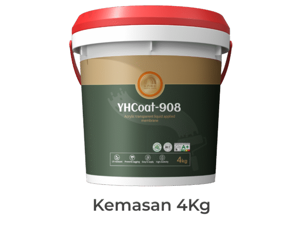 YHCOAT-908: Cat Anti Bocor Transparan Tahan Sinar Matarahari - Gambar 2