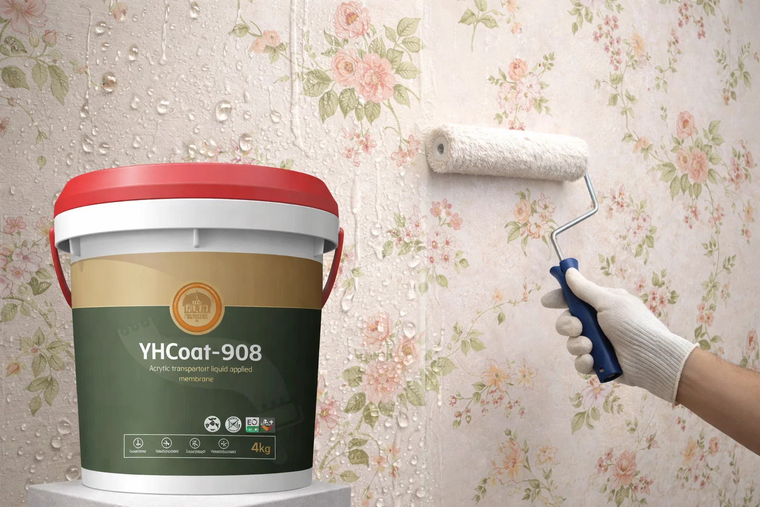 Melindungi wallpaper dari dinding lembab