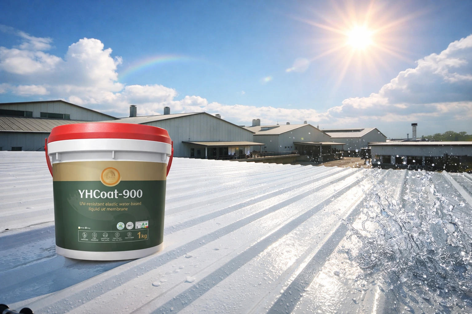 Mencegah korosi atap gudang pabrik