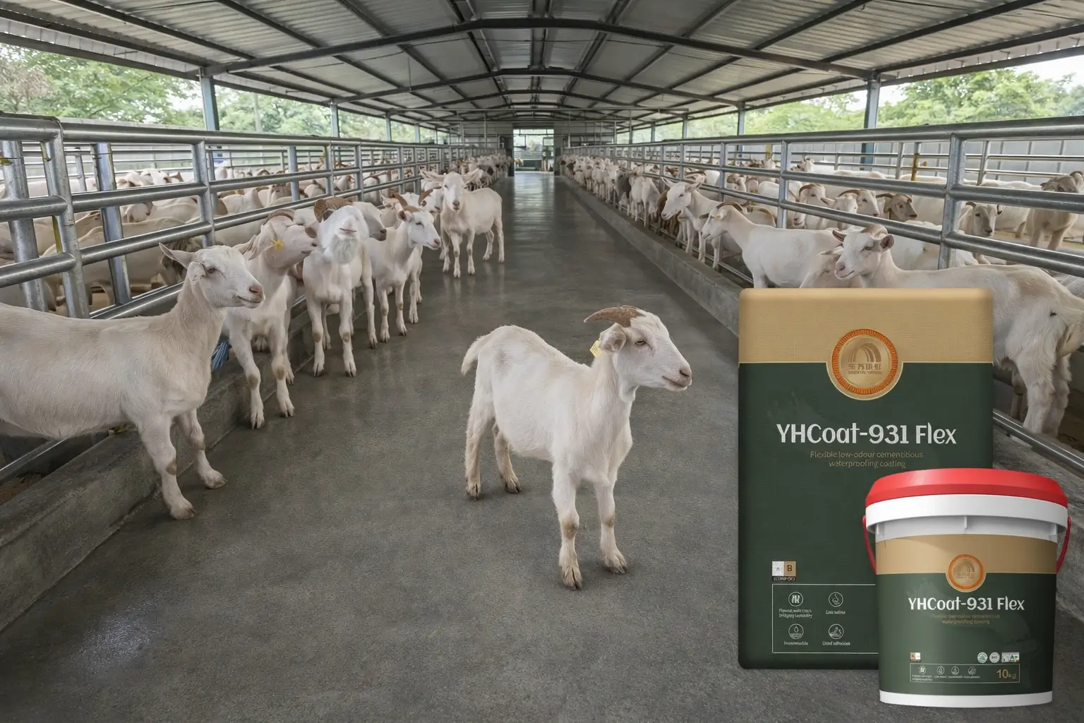 Pentingnya Waterproofing di Kandang Kambing