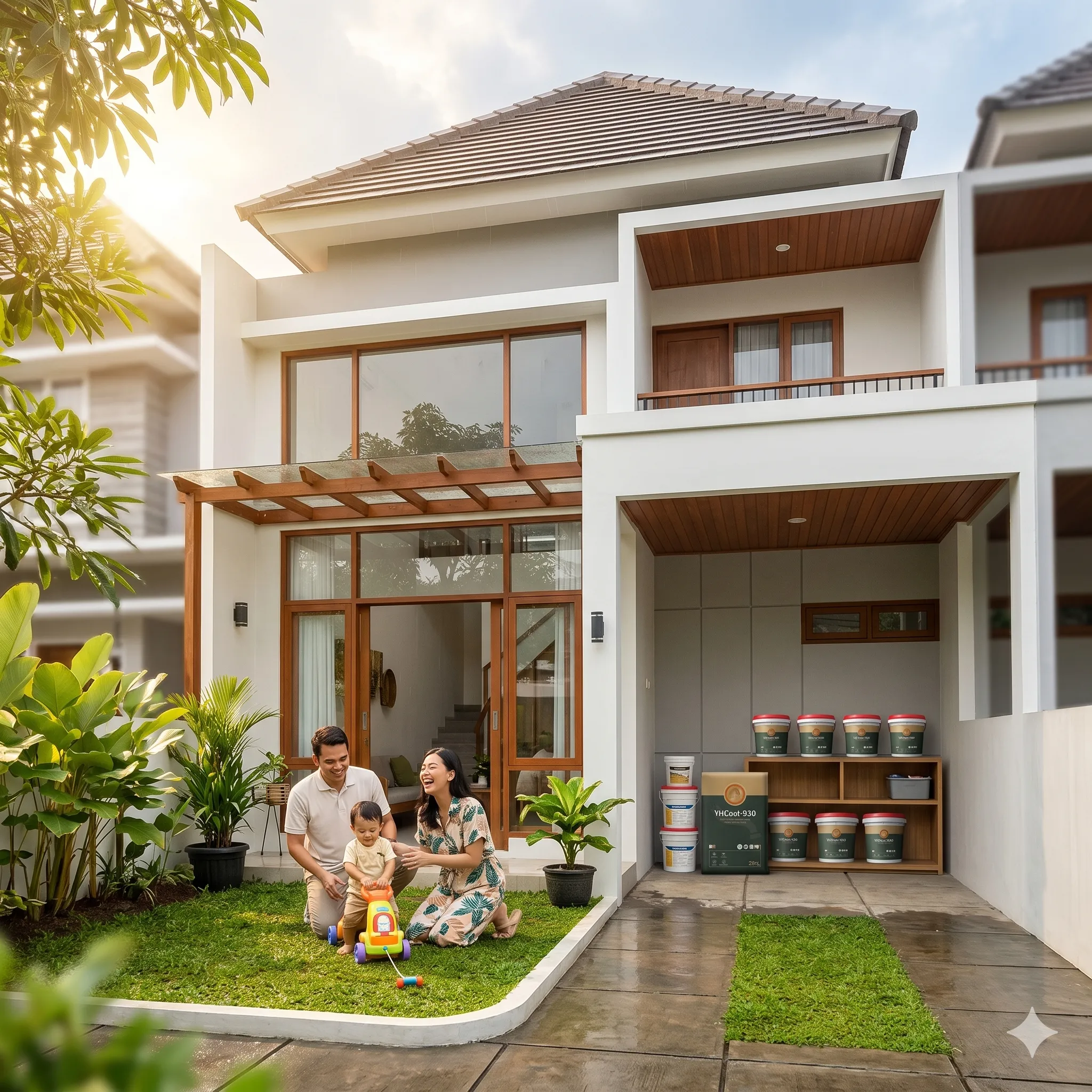 rumah ramah anak keluarga muda