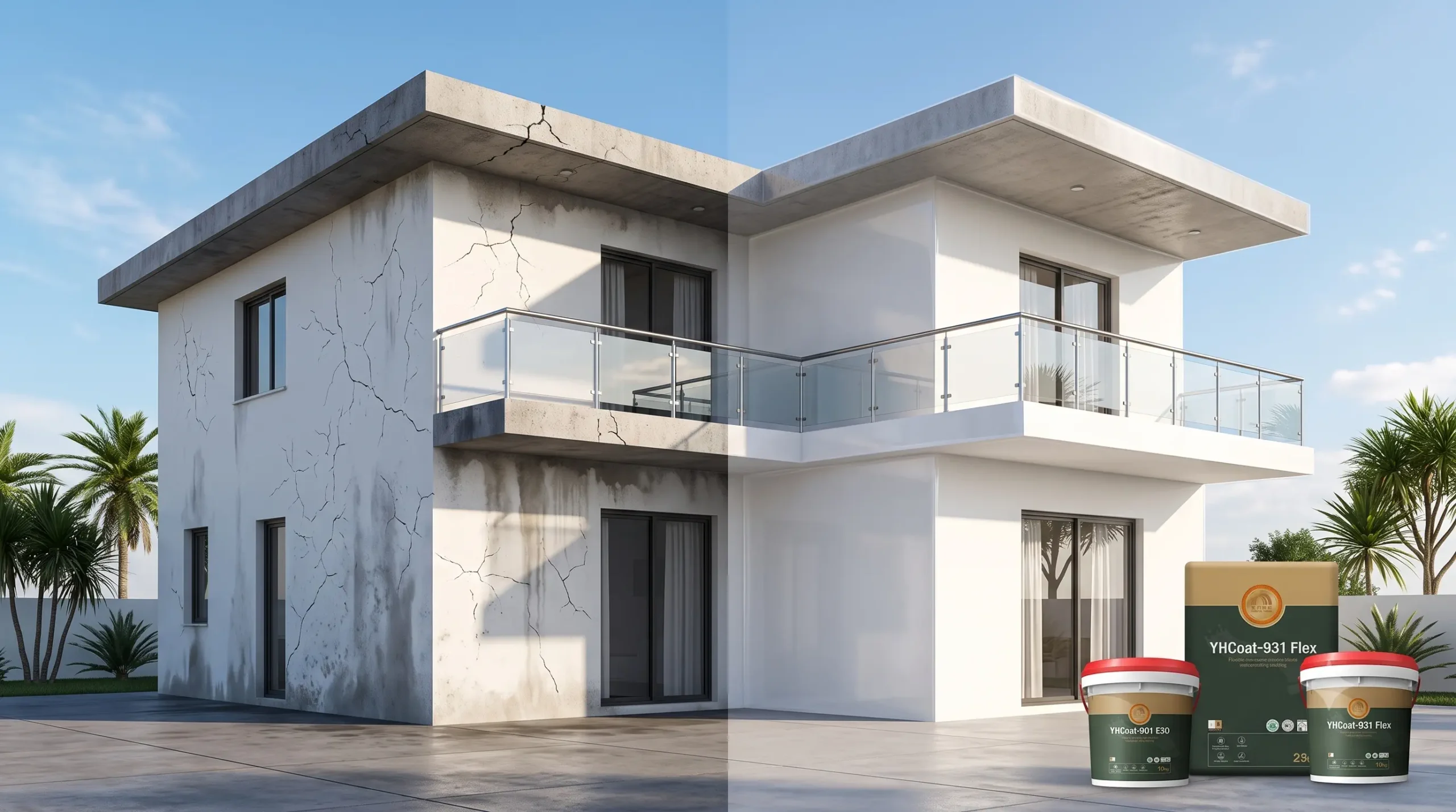 rumah modern tahan retak